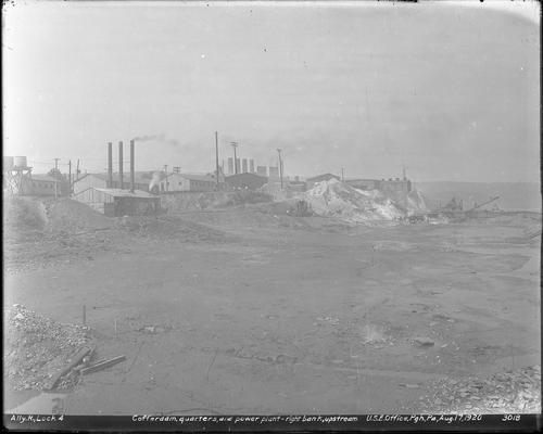 Allegheny River Lock and Dam 4 Cofferdam, Quarters, and Power Plant