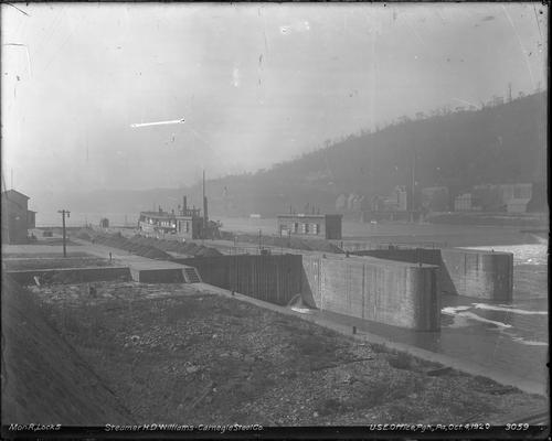 Monongahela River Lock 5 In Use