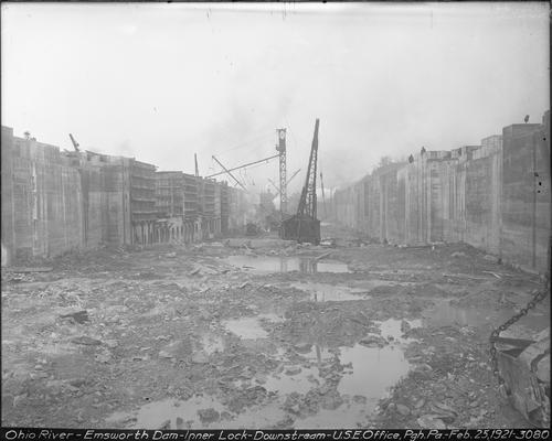 Emsworth Dam Inner Lock Construction
