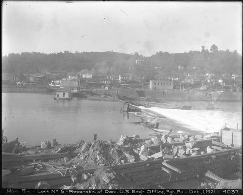 Monongahela River Lock and Dam 6 Reconstruction of Dam