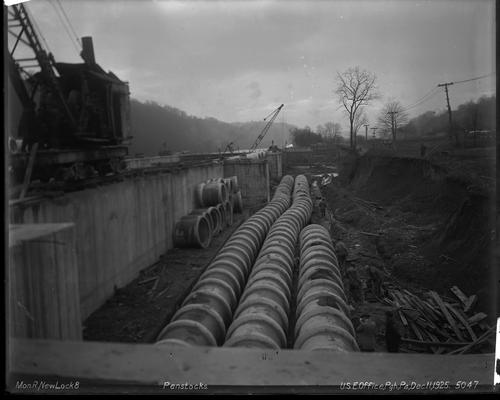Monongahela River New Lock 8 Penstocks
