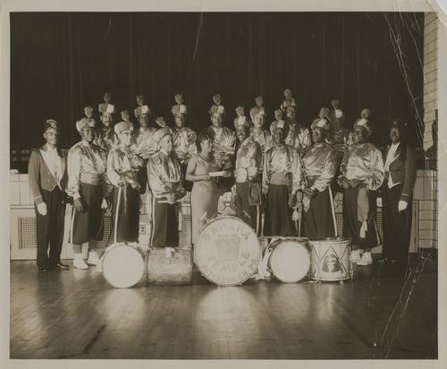 Sahara Temple Shriners band group portrait