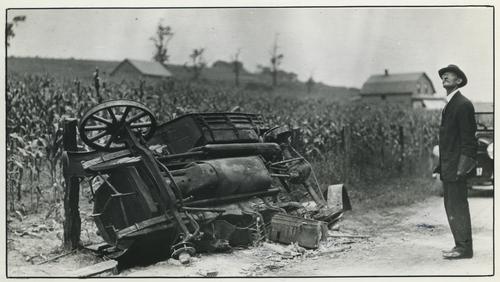 Reid Bailey Viewing an Accident