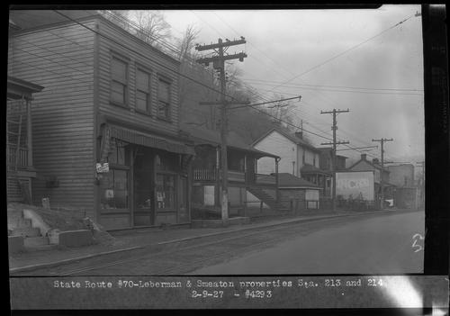 State Route 70 - Leberman and Smeaton Properties Sta. 213 and 214