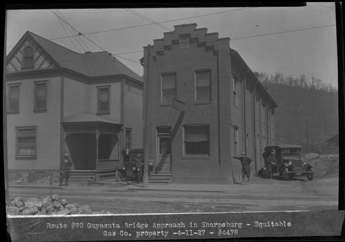 Route 70 Guyasuta Bridge Approach in Sharpsburg - Equitable Gas Co. Property