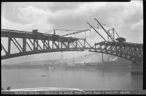 Liberty Bridge - Closing in Steel from North Bank