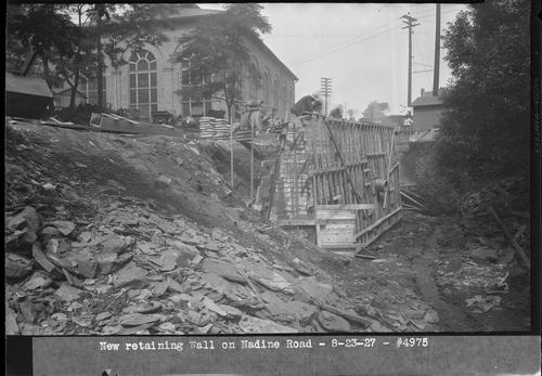 New Retaining Wall on Nadine Road