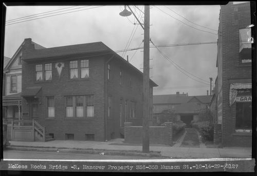 McKees Rocks Bridge - R. Hanorer Property 356-358 Munson St.