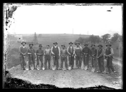 Workmen with Shovels