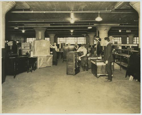 Furniture warehouse employees