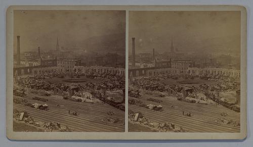 Lower Round House, bet. 26th and 27th sts, Where Troops were besieged.