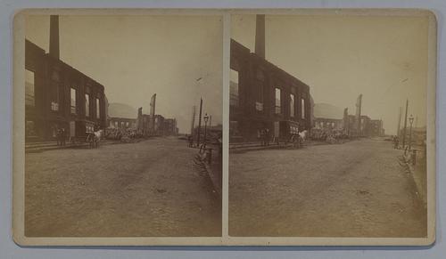 Looking down Liberty Avenue, from 27th street