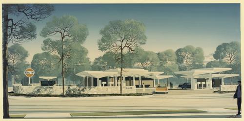 East Liberty Gulf Station Rendering