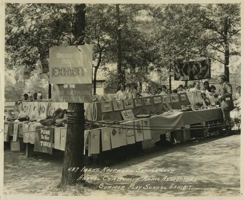 Irene Kaufmann Settlement Annual Community Picnic, Summer Play School Exhibit 