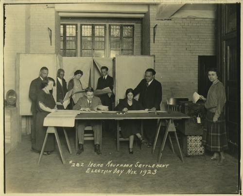 Election Day at Irene Kaufmann Settlement