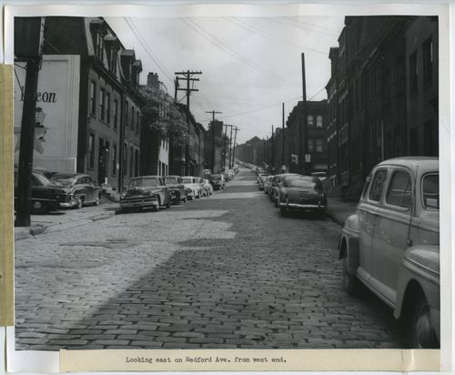 Looking East on Bedford Avenue from West End