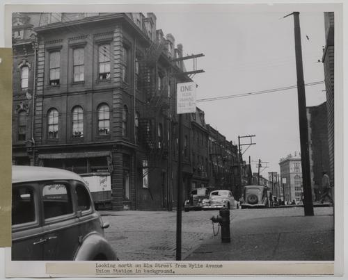 Looking North on Elm Street from Wylie Avenue