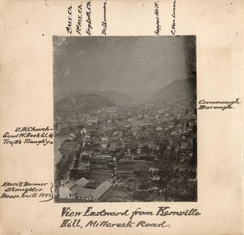 View from Kernville Hill, Millcreek Road