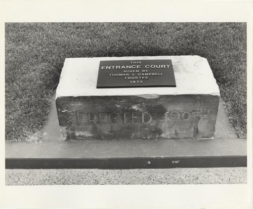 Shadyside Hospital Entrance Court Stone