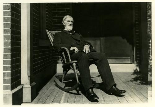 Lecky Harper on Porch