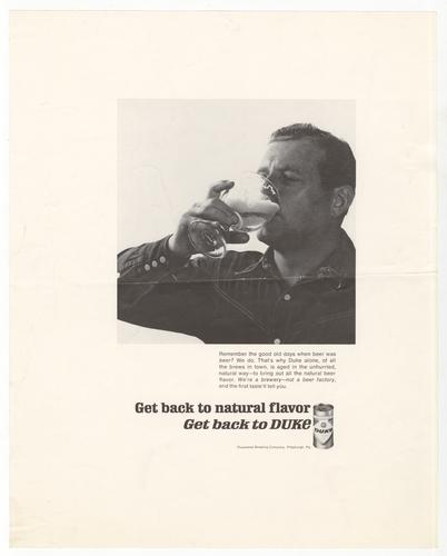 Duke Beer Advertisement