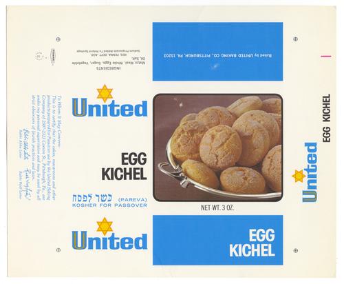 United Baking Egg Kichel Box