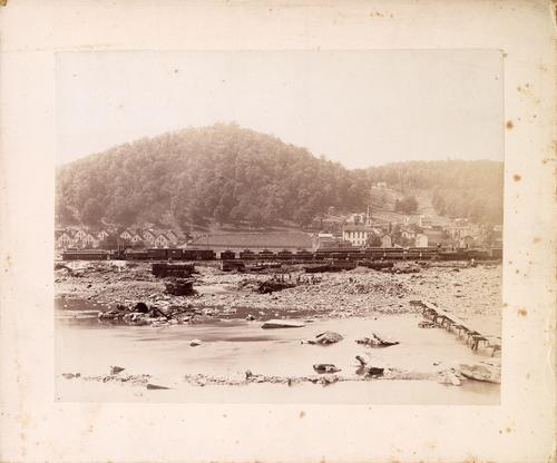 Ruined Pennsylvania Railroad yards at East Conemaugh