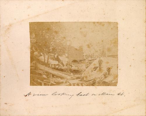 A View of Destruction on Main Street