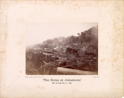 Rubble Covering a Railroad