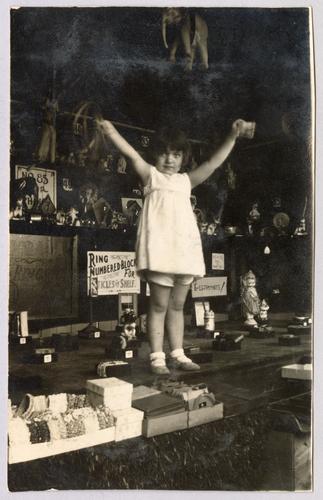 Ellen Walsh at a game booth