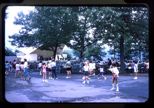 Fall Fantasy baton twirlers on the midway
