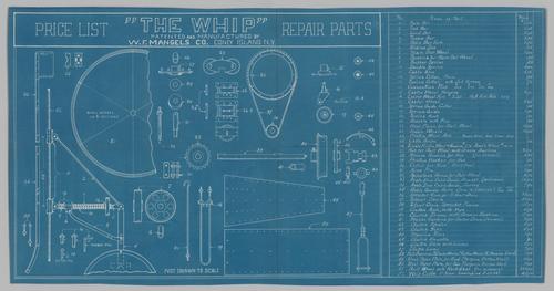 Whip ride repair parts