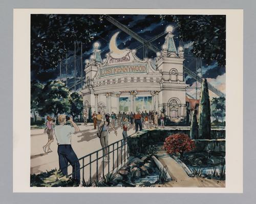 Lost Kennywood main building concept art