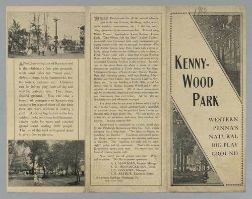 Kennywood Park "Western Penna's Natural Big Playground"