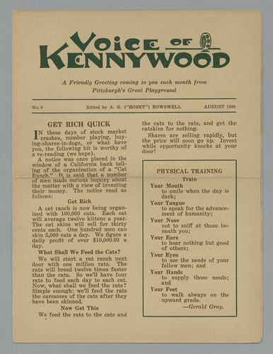 Voice of Kennywood Vol.1-No.6
