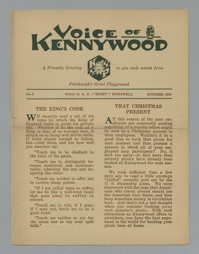 Voice of Kennywood Vol.1-No.8