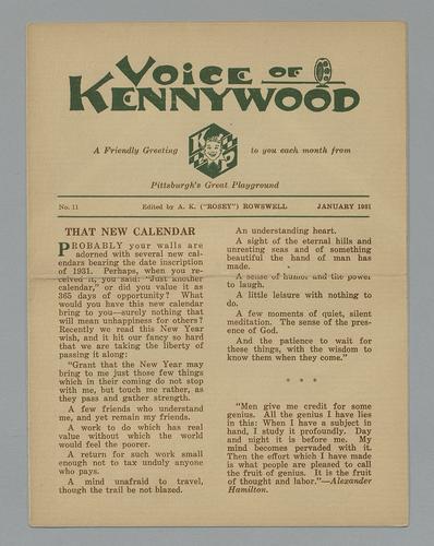 Voice of Kennywood Vol.1-No.11