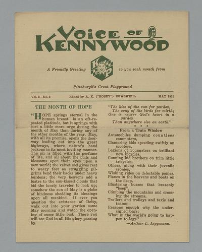 Voice of Kennywood Vol.2-No.2