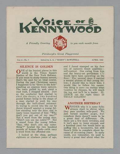 Voice of Kennywood Vol.2-No.7