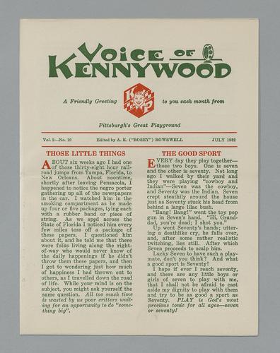 Voice of Kennywood Vol.2-No.10