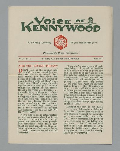 Voice of Kennywood Vol.4-No.1