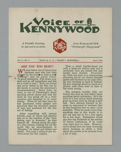 Voice of Kennywood Vol.5-No.5