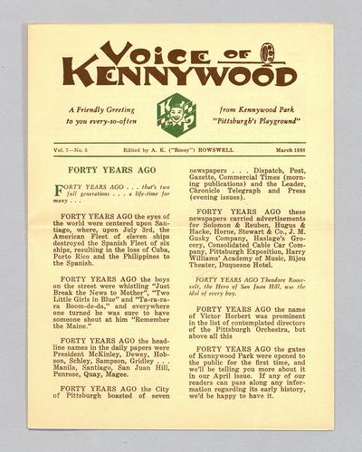 Voice of Kennywood Vol.7-No.5
