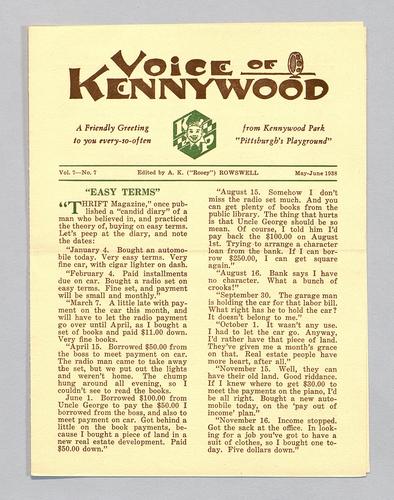 Voice of Kennywood Vol.7-No.7