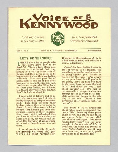 Voice of Kennywood Vol.8-No.1