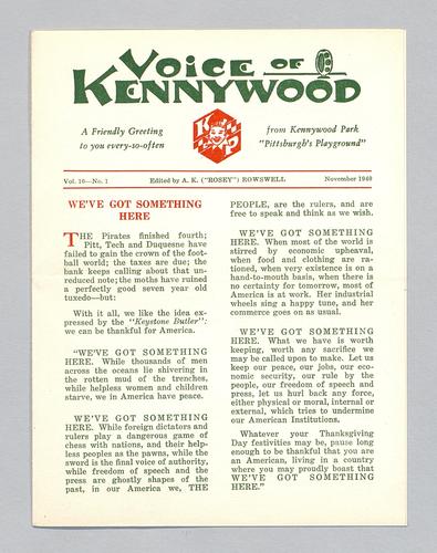 Voice of Kennywood Vol.10-No.1