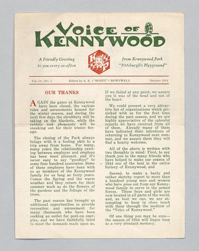 Voice of Kennywood Vol.14-No.1