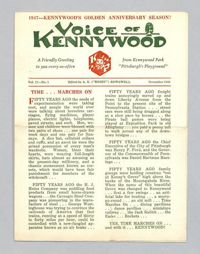 Voice of Kennywood Vol.17-No.1