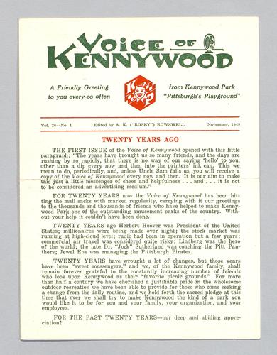 Voice of Kennywood Vol.20-No.1