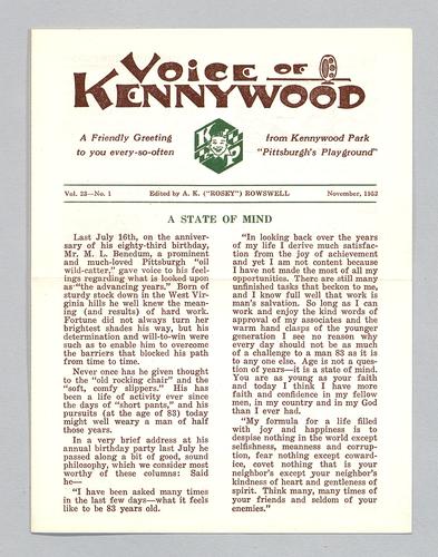 Voice of Kennywood Vol.23-No.1